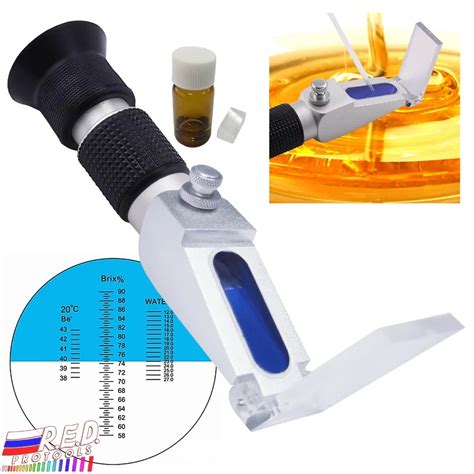 honey bee calibrating refractometer|refractometer for beekeepers.